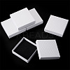 5Pcs Rhombus Textured Cardboard Jewelry Packing Boxes with Sponge Inside CBOX-TA0001-18A-3