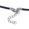 Polyester Cord Necklace Making NJEW-P227-01P-B-2