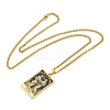 304 Stainless Steel Tarot Pendant Necklaces NJEW-A026-01G-03-3