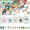 14 Styles Alloy Enamel Pendants ENAM-SC0005-96-2