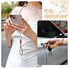 10Pcs 2 Colors Eco-Friendly Korean Waxed Polyester Cord Keychains KEYC-TA00032-8