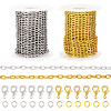 DIY Iron Cable Chains Necklaces/Bracelets Making Kits DIY-TA0011-77-2