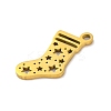 Christmas 201 Stainless Steel Pendants LS-STAS-Q015-04G-2