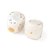 Printed Opaque Acrylic Beads OACR-B054-01P-2