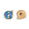 304 Stainless Steel Enamel Pendants STAS-P396-11G-M-2