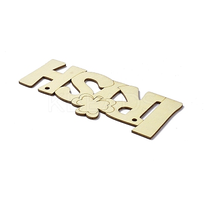 DIY Word Irish Unfinished Wooden Ornaments Blank Wooden Embellishments LS-WOOD-C009-04-1