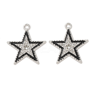 Alloy Enamel Pendants FIND-K030-17D-P-1