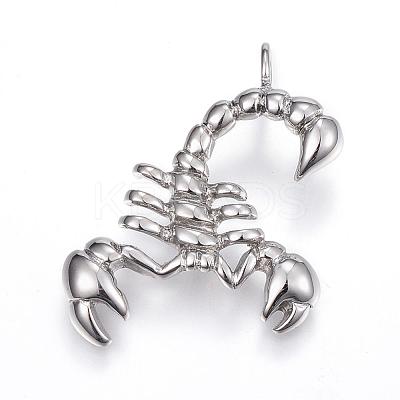 Tarnish Resistant 304 Stainless Steel Pendants STAS-H365-06-1