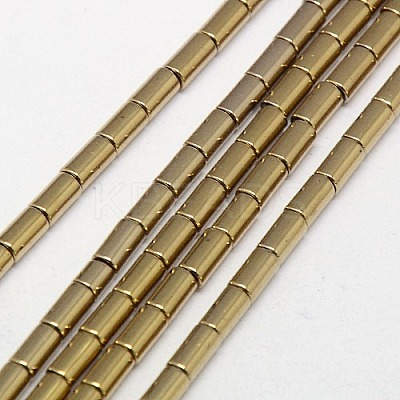 Electroplate Non-magnetic Synthetic Hematite Beads Strands G-J162-B-M-1