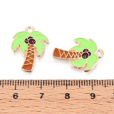 Beach Theme Alloy Enamel Pendants ENAM-T022-33K-1