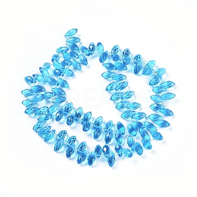 Crystal Glass Beads Strands GLAA-D033-22-1