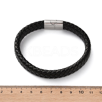 Braided Leather Cord Bracelets LS-BJEW-I200-08-1