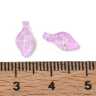 Transparent Acrylic and Gold Foil Pendants AC-CBAF9C1-04A-08-1