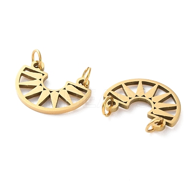 Ion Plating(IP) 304 Stainless Steel Charms STAS-Q333-30G-1
