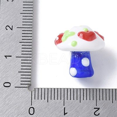 Handmade Lampwork Bumpy Beads LAMP-Q007-01E-1