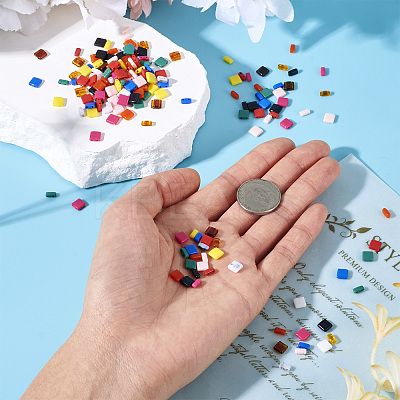 400Pcs 20 Styles Opaque Acrylic Slide Charms OACR-TA0002-67-1