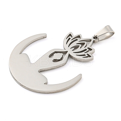 Non-Tarnish 304 Stainless Steel Pendants STAS-Z076-12P-1