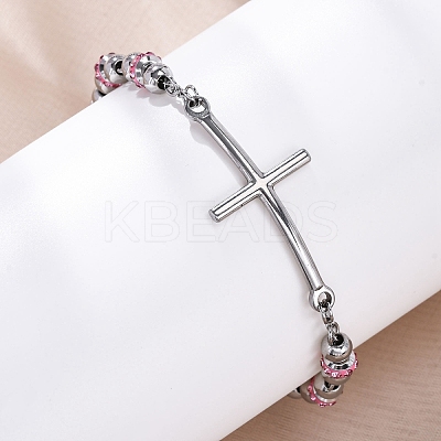 201 Stainless Steel Link Chain Bracelets BJEW-A032-02P-01-1