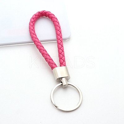 Handwoven Imitation Leather Keychain LS-PW-WG34868-07-1