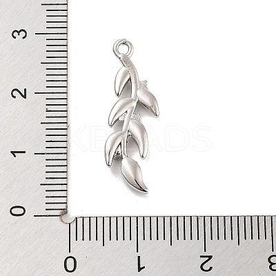 Brass Pave Clear Cubic Zirconia Pendants LS-KK-Z061-15P-02-1
