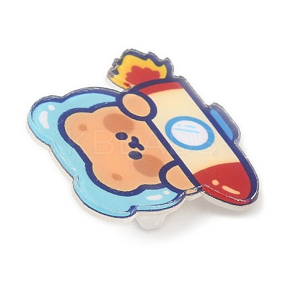 Cartoon Style Acrylic Brooches LS-JEWB-P018-02A-1