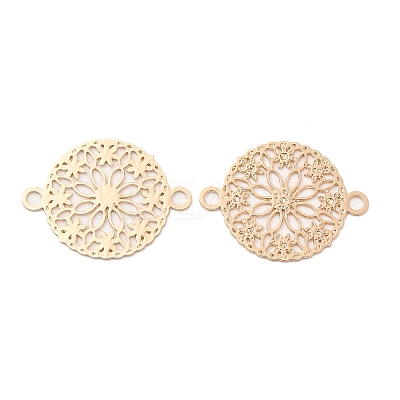 Long-Lasting Plated Brass Connector Charms KK-K336-18KCG-1