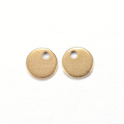 Ion Plating(IP) 304 Stainless Steel Charms X-STAS-N0013-14G-02-1