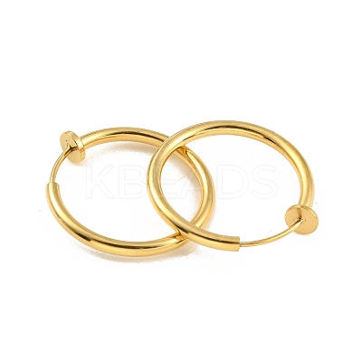Ion Plating(IP) 304 Stainless Steel Clip-on Earrings EJEW-M218-03C-G-1