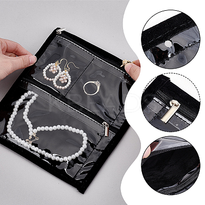 Cloth Jewelry Storage Zipper Bags AJEW-WH0969-083-1