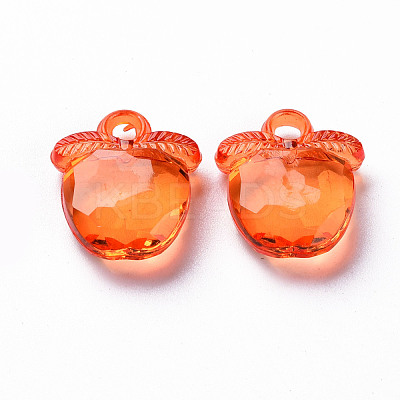 Transparent Acrylic Pendants TACR-S154-28B-84-1