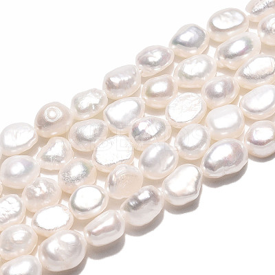 Natural Cultured Freshwater Pearl Beads Strands PEAR-N028-03-1
