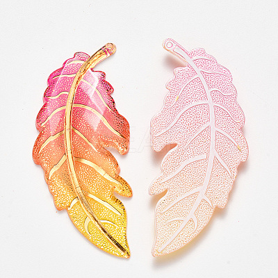 Transparent Acrylic Big Pendants LS-X-TACR-R140-03F-1