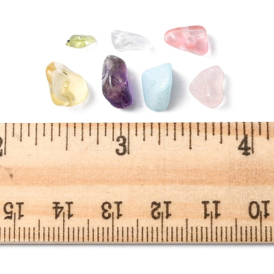 84G 7 Styles Natural & Synthetic Mixed Gemstone Beads Set G-FS0005-60-1