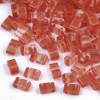 2-Hole Glass Seed Beads SEED-S023-38B-04-1
