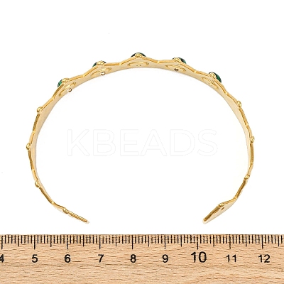 304 Stainless Steel Cuff Bangles for Women BJEW-P353-01G-1