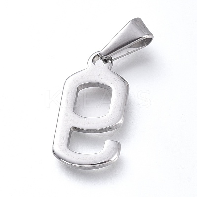 Non-Tarnish 304 Stainless Steel Pendants STAS-L210-05E-P-1