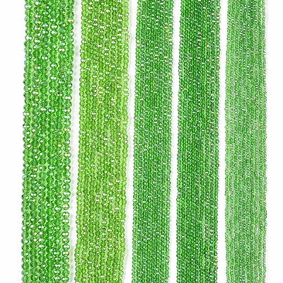Electroplate Glass Beads Strands EGLA-A044-T1mm-B11-1