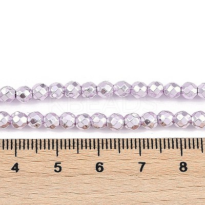 Baking Paint Electroplated Synthetic Non-magnetic Hematite Beads Strands G-H072-A01-01I-1