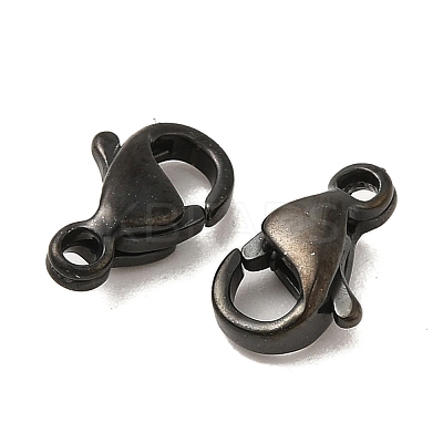 Ion Plating(IP) 304 Stainless Steel Lobster Claw Clasps STAS-AB15-B-1