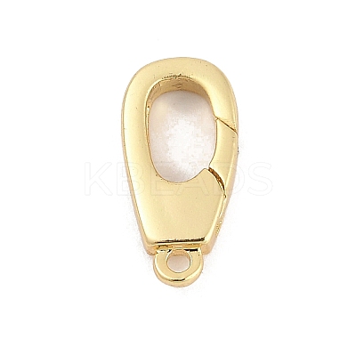 Brass Spring Gate Clasps KK-M311-24G-02-1