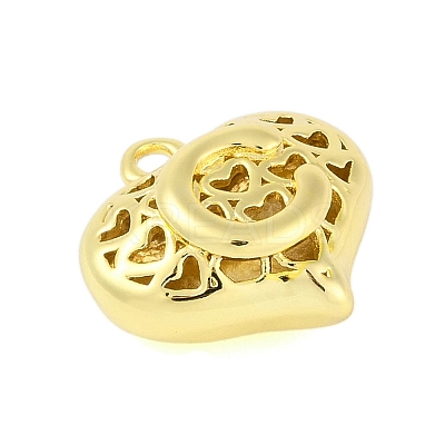 Hollow Brass Pendants for Valentine's Day KK-M289-03C-G-1