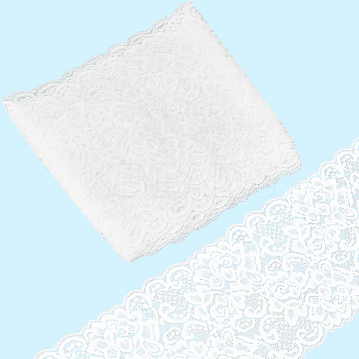5Yards Polyester Lace Trim Ribbon for Jewelry Making OCOR-GF0004-78A-1