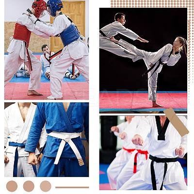 Taekwondo Belt AJEW-WH20022-73A-01-1
