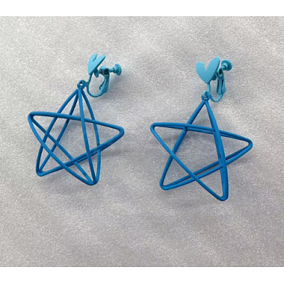 Baking Paint Alloy Clip-on Earrings FS-WG5EAD8-04-1