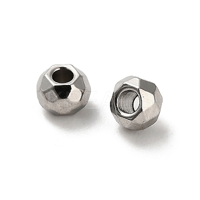 304 Stainless Steel Beads STAS-S167-02A-P-1