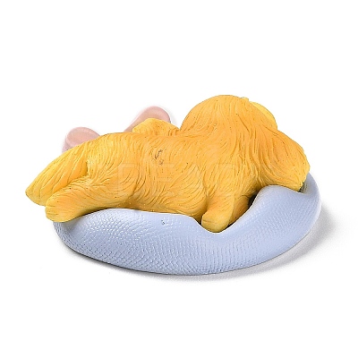 Resin Sleep Animal Figurines Ornament LS-DJEW-Z003-02A-1