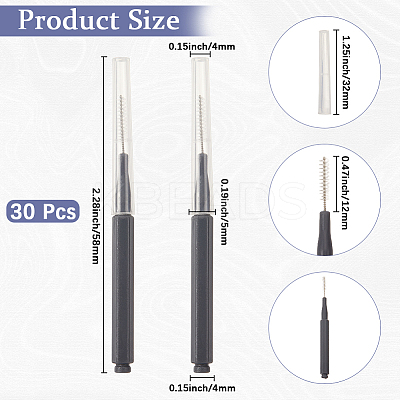 Plastic Cleaning Brushes LS-AJEW-WH20020-195A-1