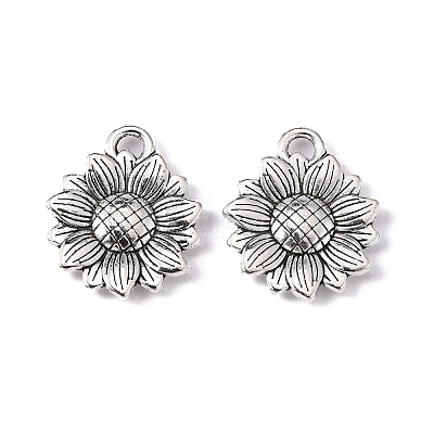 Sunflower Tibetan Style Alloy Pendants LS-X-TIBEP-R344-35AS-LF-1