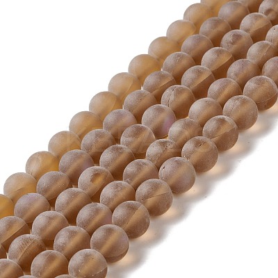Synthetic Moonstone Beads Strands G-E573-01C-07-1