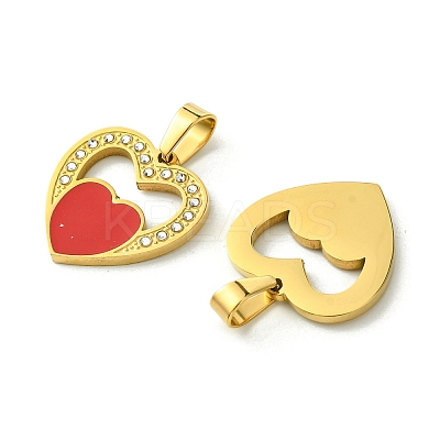 Ion Plating(IP) 304 Stainless Steel Pendants STAS-C101-07G-1
